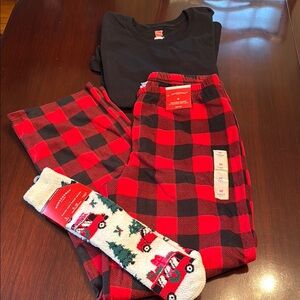 Christmas PJ Set. All New. Please see Sizes in Pictures